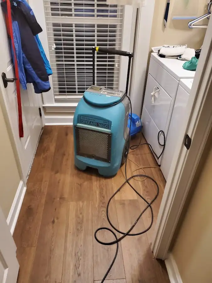 Commercial dehumidifier deployed for Crawl Space Restoration in Forest Hill