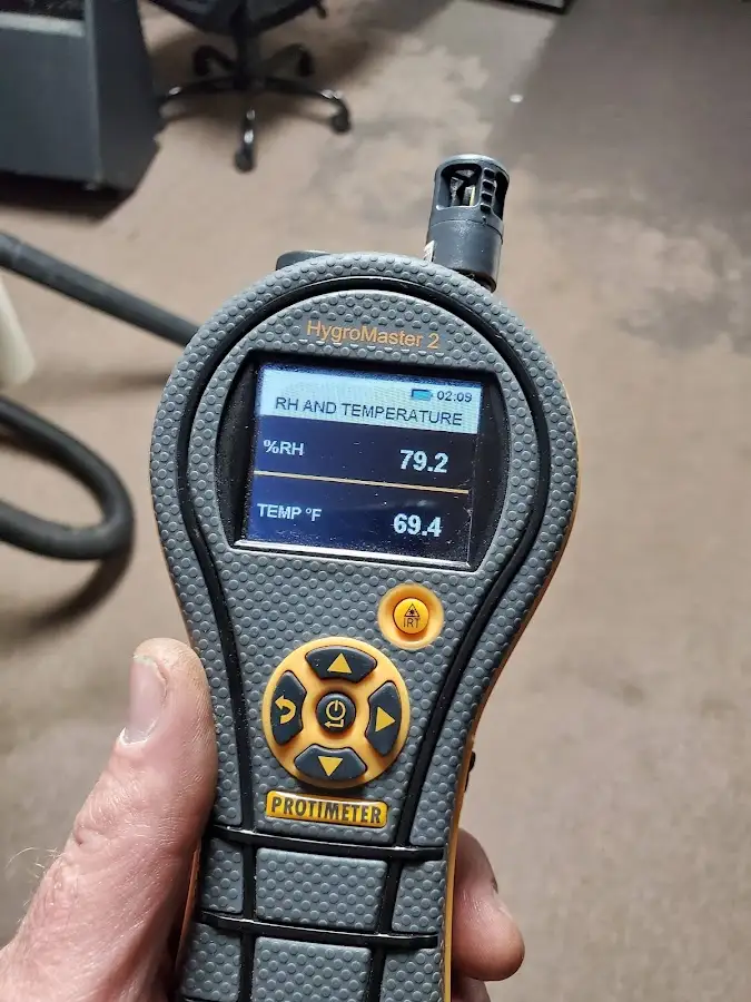 Moisture meter humidity assessment for Mold Remediation & Removal in Forest Hill